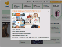 Tablet Screenshot of lmh.fr